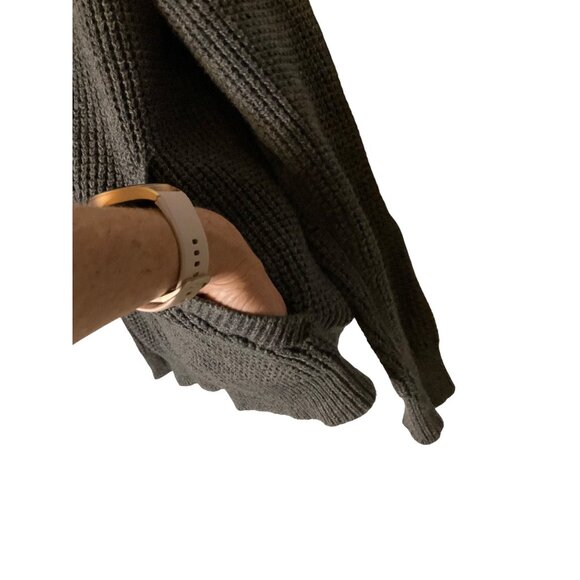 L.L. Bean Mens Organic Cotton Full-Zip Sweater Gray Size L cardigan pockets cozy - Picture 8 of 8